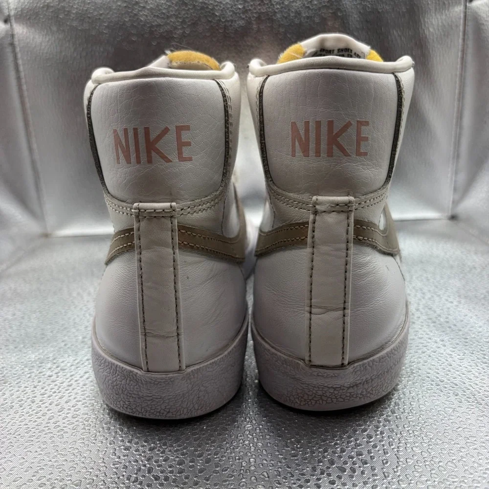 Size 8 Nike Blazer Mid '77‎ Vintage White Gray Oxford Womens Sneakers CZ1055-118